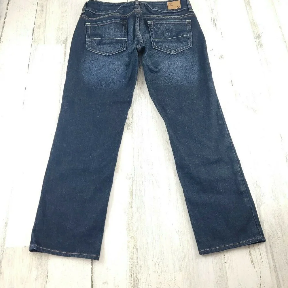 American Eagle Artist Stretch Medium Blue Wash Womens Size 2R (28x25) EUC
